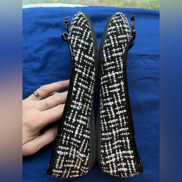 Y2K Preppy Tweed Flats by Bongo new condition - Picture 10 of 12